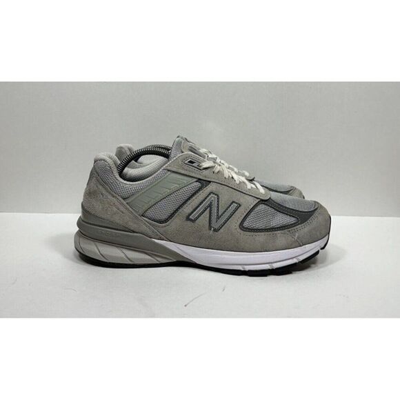 New Balance Made in USA 990v5 Men's 8.5 6E Grey Running Sneakers Shoes M990GL5 - Picture 1 of 9